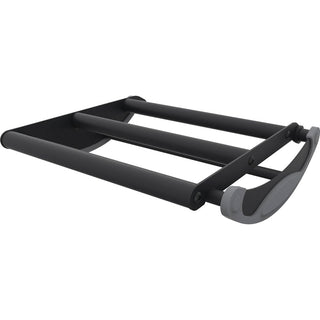 Kantek Sit-Stand Footrest - Black - Steel, Foam