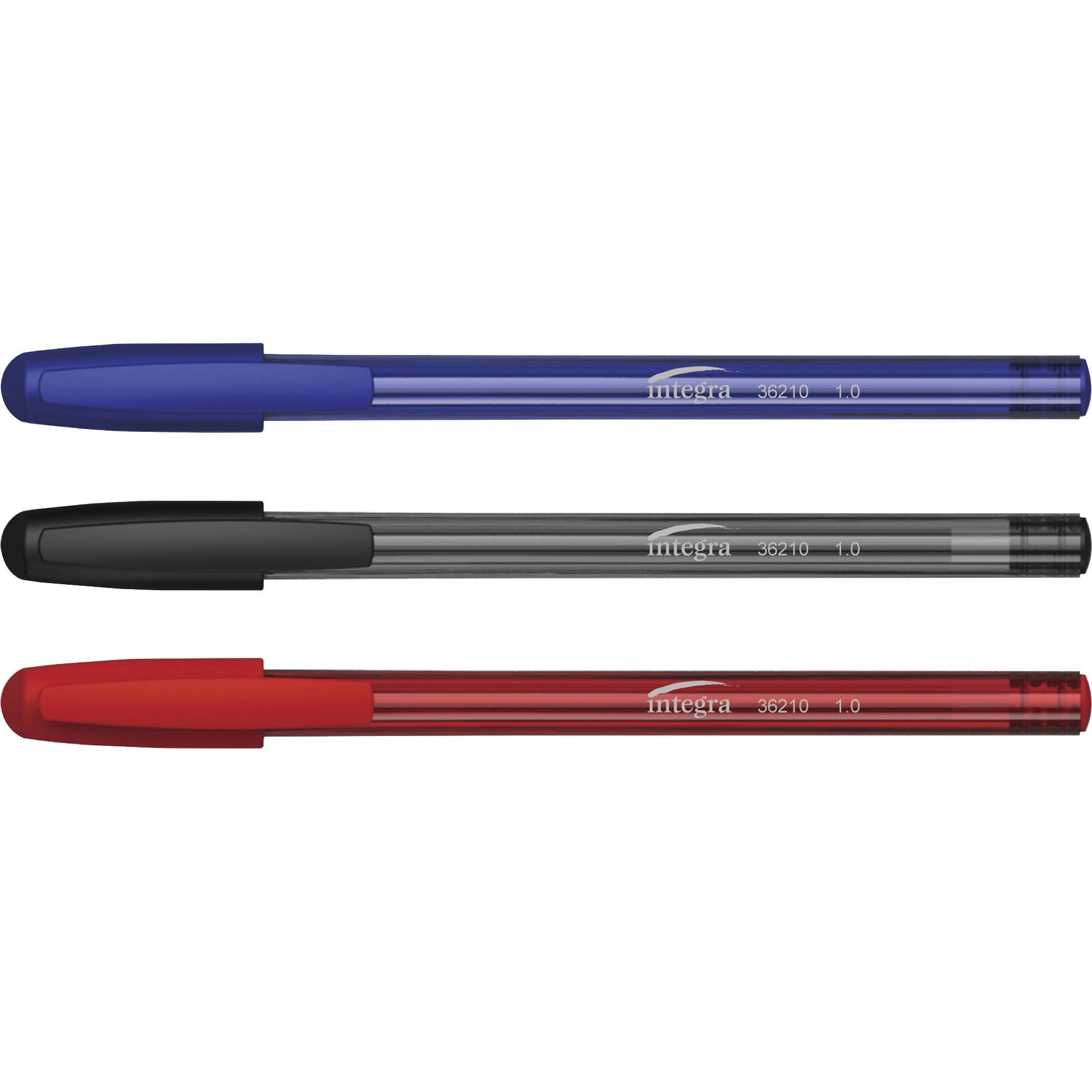 Integra 1.0 mm Tip Ink Pen - Medium Pen Point - 1 mm Pen Point SizeLiquid Ink - Assorted Barrel - 60 / Pack