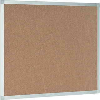 Bi-silque Ayda Cork Bulletin Board - 0.50" Height x 18" Width x 24" Depth - Cork Surface - Self-healing, Durable, Resilient, Heavy-gauge - Aluminum Frame - 1 Each