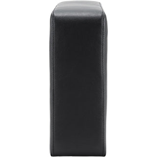 Lorell Contemporary Reception Collection Sofa Seat Armrest - Black - Polyurethane - 1 Each