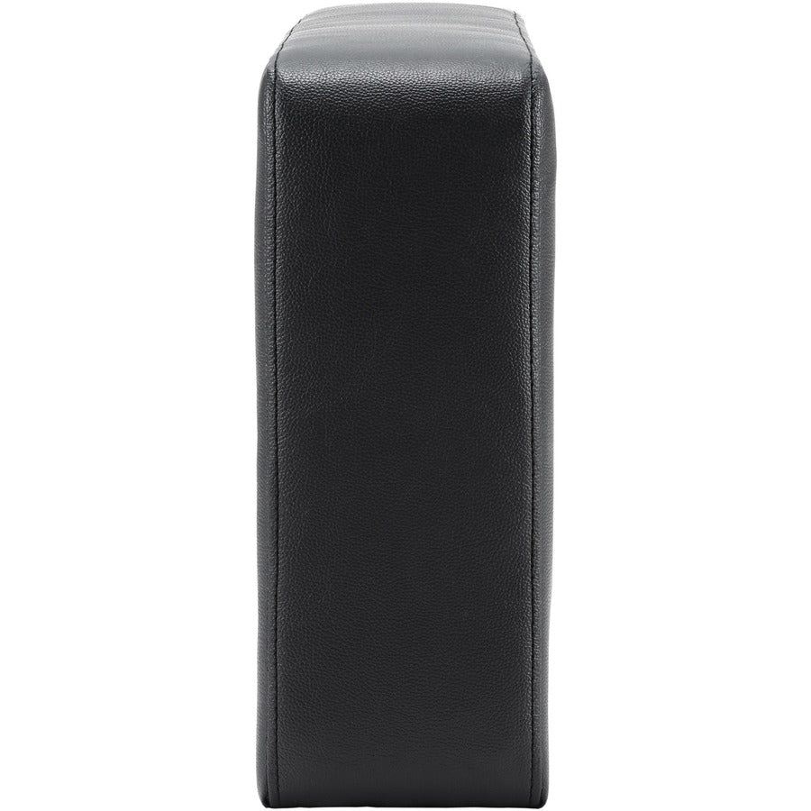 Lorell Contemporary Reception Collection Sofa Seat Armrest - Black - Polyurethane - 1 Each