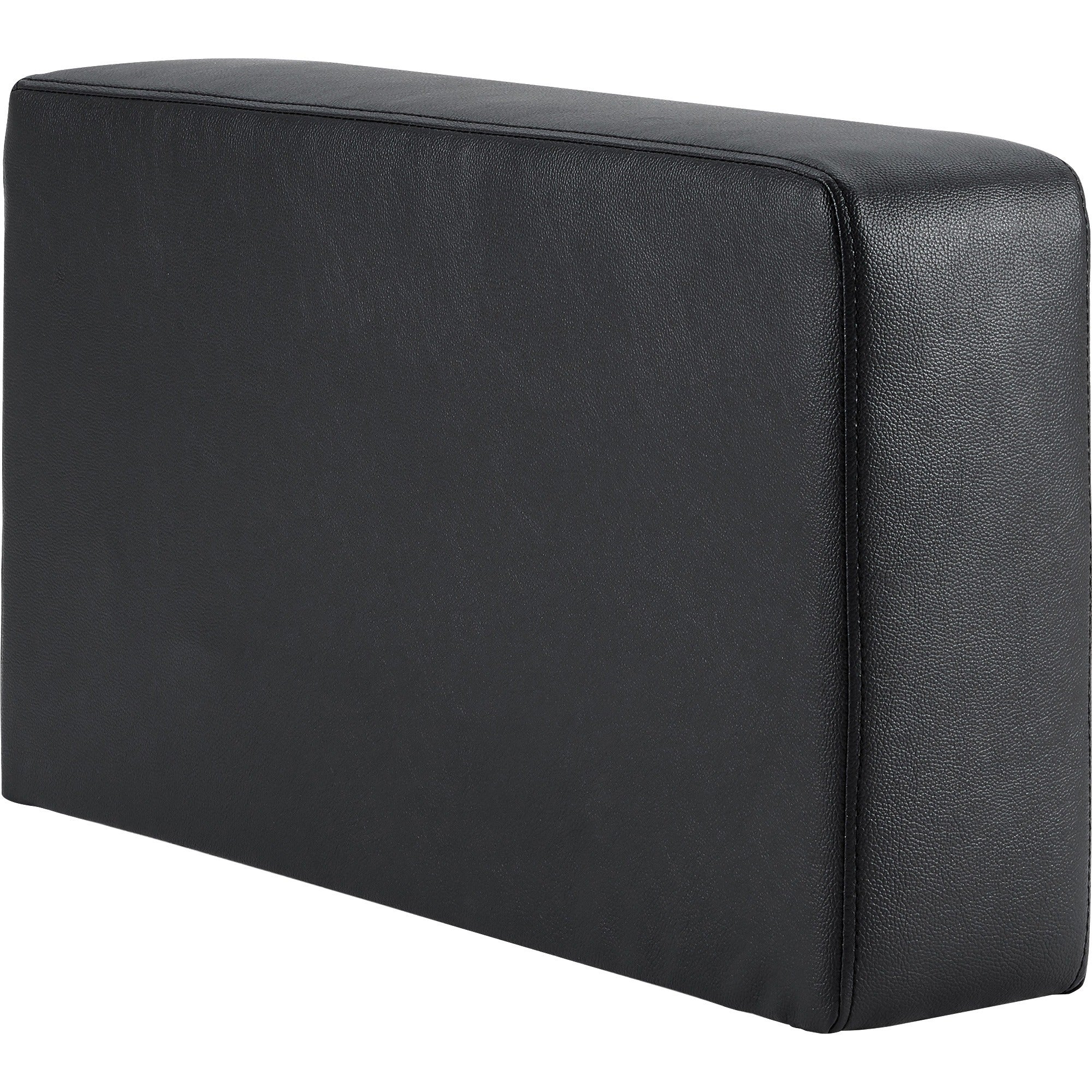 lorell-contemporary-reception-collection-sofa-seat-armrest-black-polyurethane-1-each_llr86931 - 1