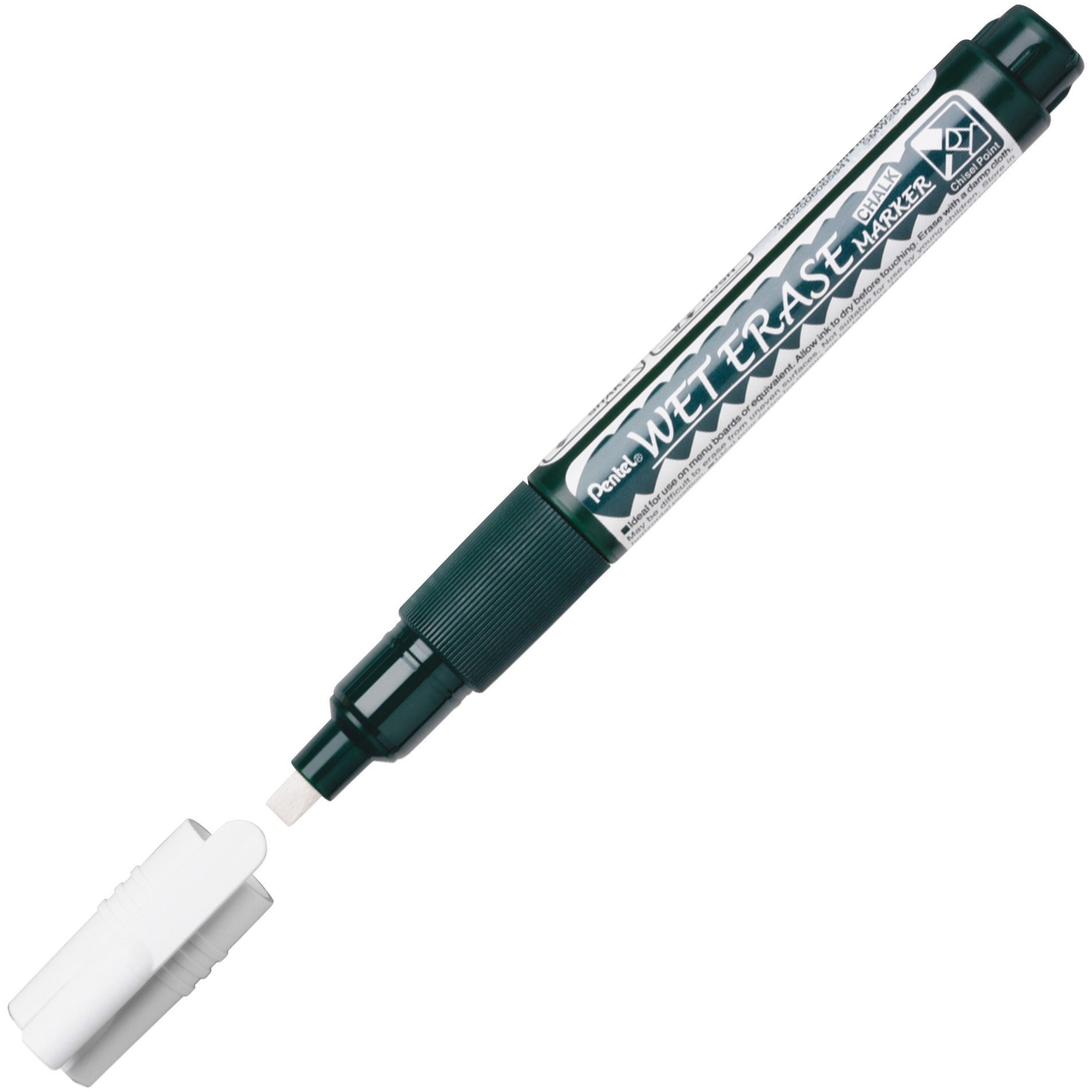 pentel-progear-wet-erase-liquid-chalk-marker-chisel-marker-point-stylechalk-based-ink-4-pack_pensmw26pgpc4m1 - 4