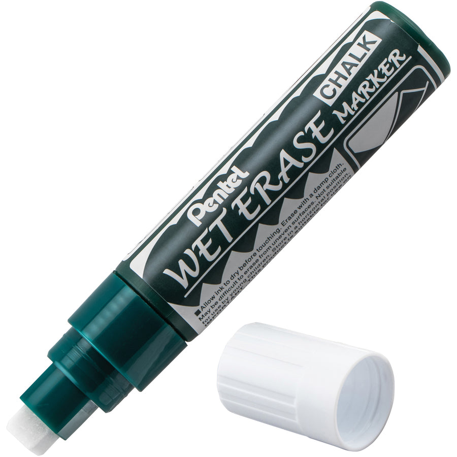 pentel-progear-wet-erase-liquid-chalk-marker-jumbo-marker-point-chisel-marker-point-stylechalk-based-ink-4-pack_pensmw56pgpc4m1 - 2