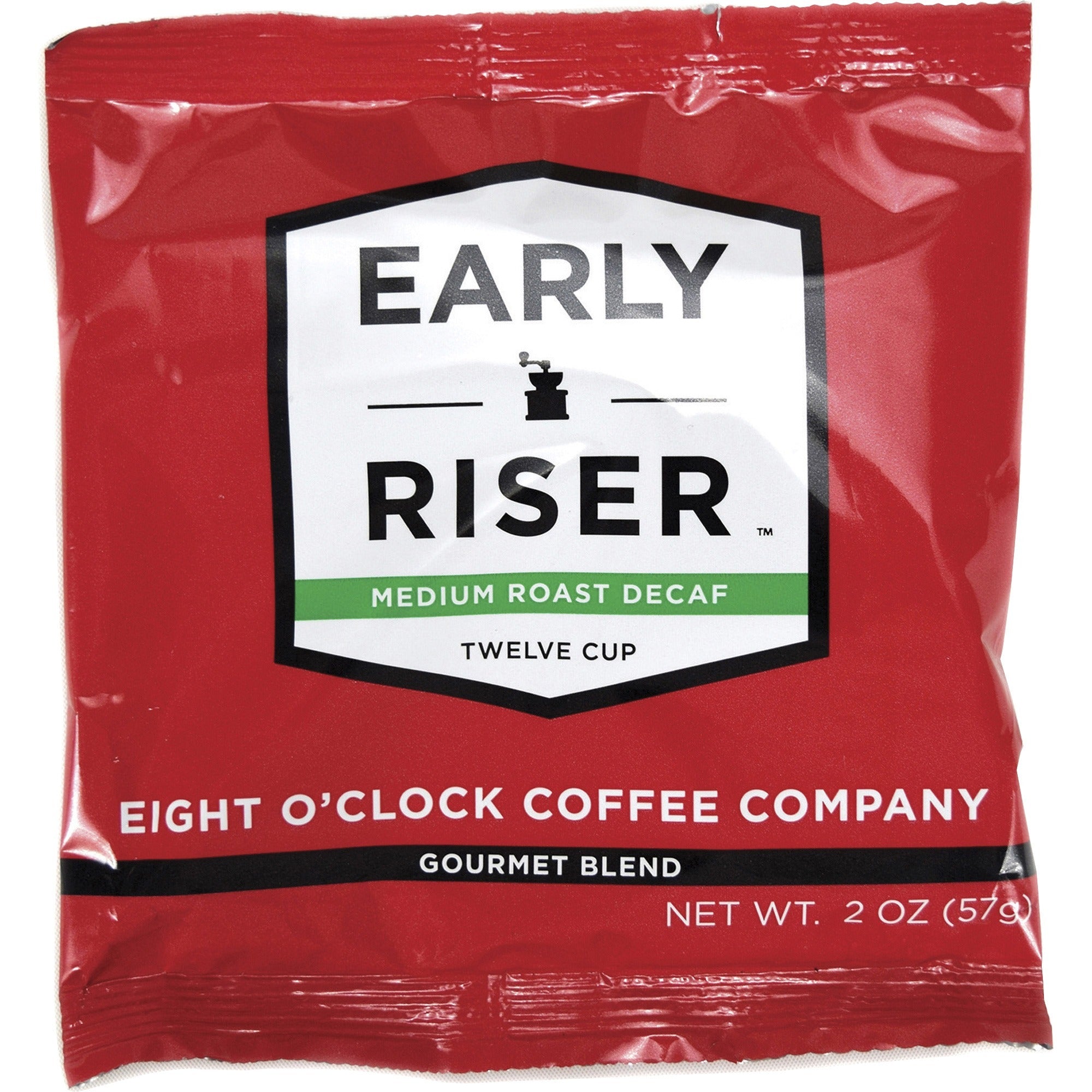 Coffee Pro Early Riser Decaf Coffee - Medium - 2 oz - 48 / Carton - 2