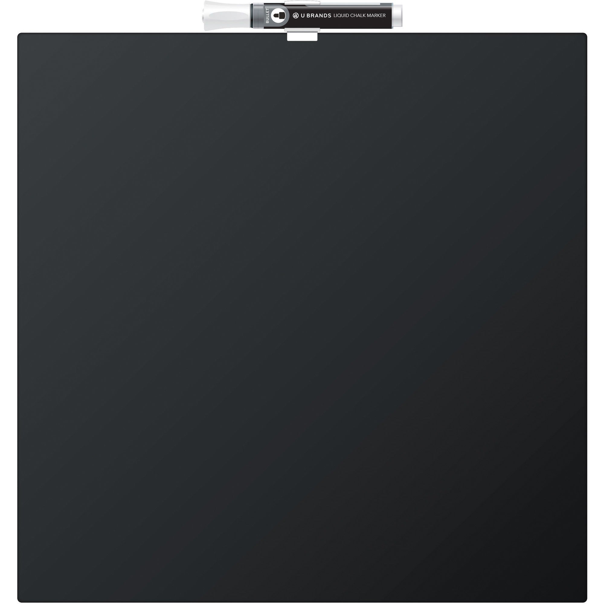 u-brands-magnetic-chalkboard-1467-height-x-14-width-black-painted-steel-surface-square-horizontal-1-each_ubr468u0004 - 1