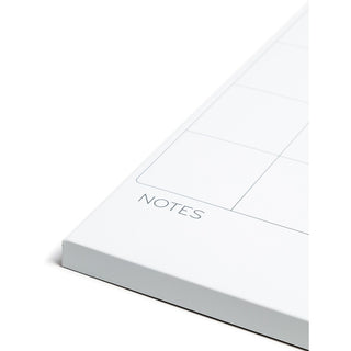 U Brands Magnetic Dry Erase Calendar Board - 14.6" Height x 14" Width - White Painted Steel Surface - Square - Horizontal - 1 Each