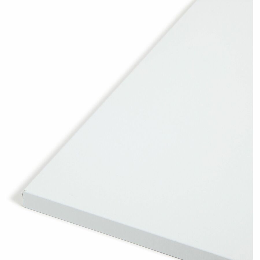 U Brands Magnetic Dry Erase Board - 14.7" Height x 14" Width - White Painted Steel Surface - Square - Horizontal/Vertical - 1 Each