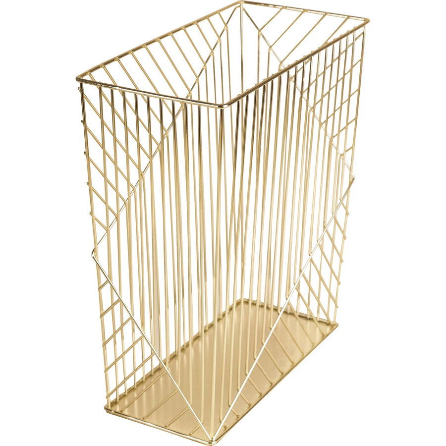 u-brands-metal-wastebasket-vena-collection-6-gallon-capacity-gold-3232u02-06-sturdy-lightweight-61-height-x-122-width-metal-gold_ubr3232u0206 - 3