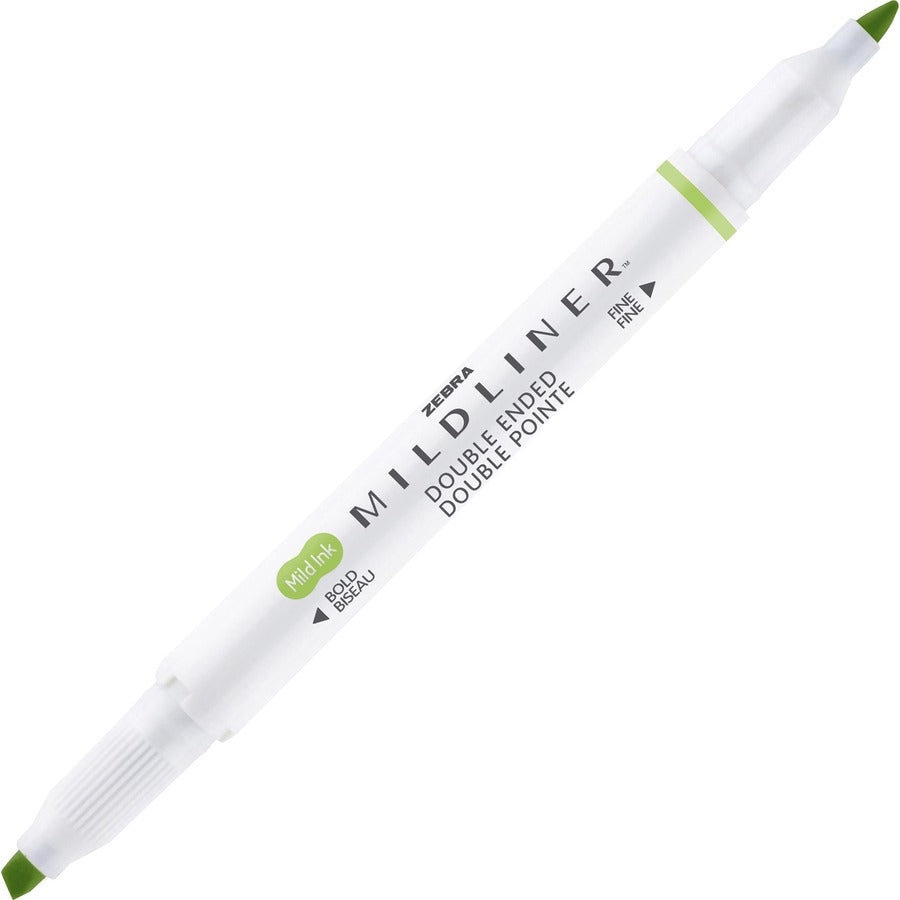 Mildliner Double Ended Highlighter, Assorted Ink Colors, Bold-Chisel/Fine-Bullet Tips, Assorted Barrel Colors, 10/Set