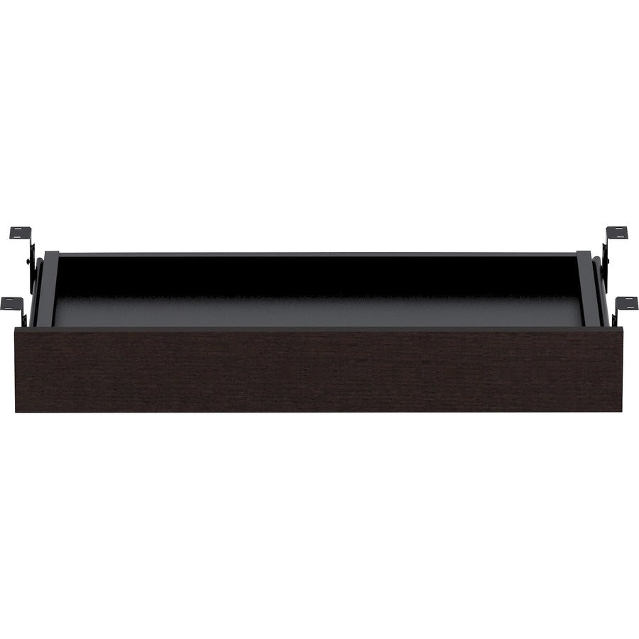 Lorell Universal Center Drawer - 28.4" x 16.7"5.1" - Finish: Espresso
