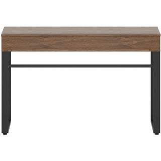Lorell SOHO Desk with Center Drawer - 47" x 23.5"30" - 1 Drawer(s) - Band Edge - Finish: Walnut