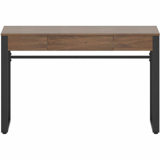 Lorell SOHO Desk with Center Drawer - 47" x 23.5"30" - 1 Drawer(s) - Band Edge - Finish: Walnut