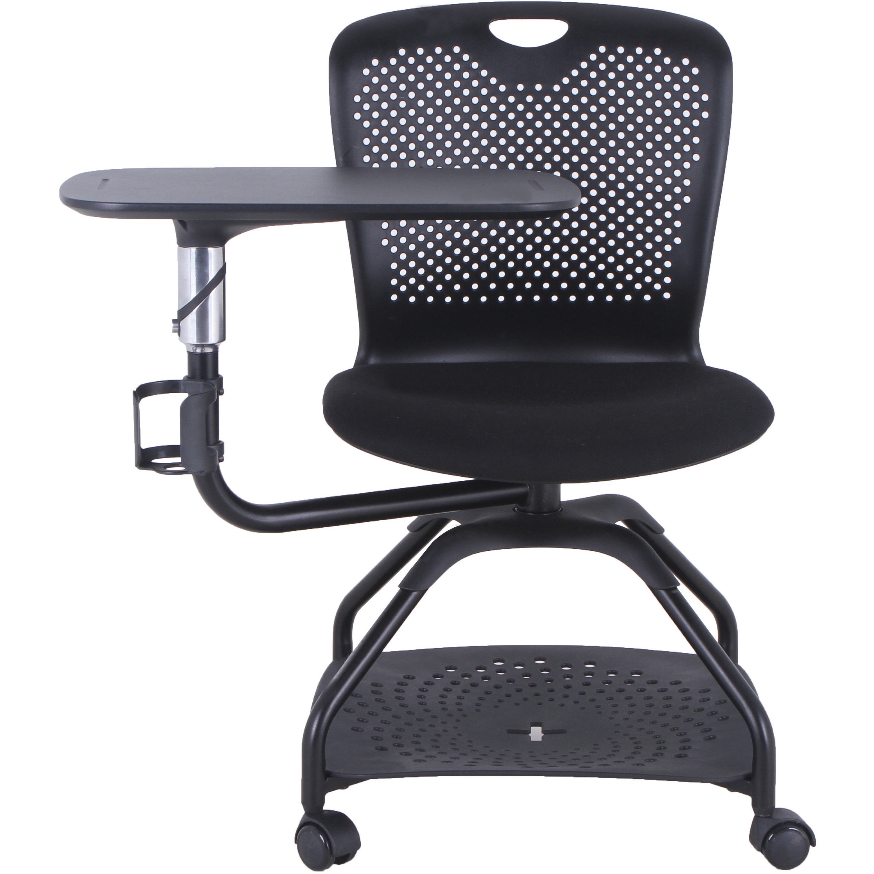 lorell-student-training-chair-fabric-seat-plastic-back-four-legged-base-black-1-each_llr69585 - 2