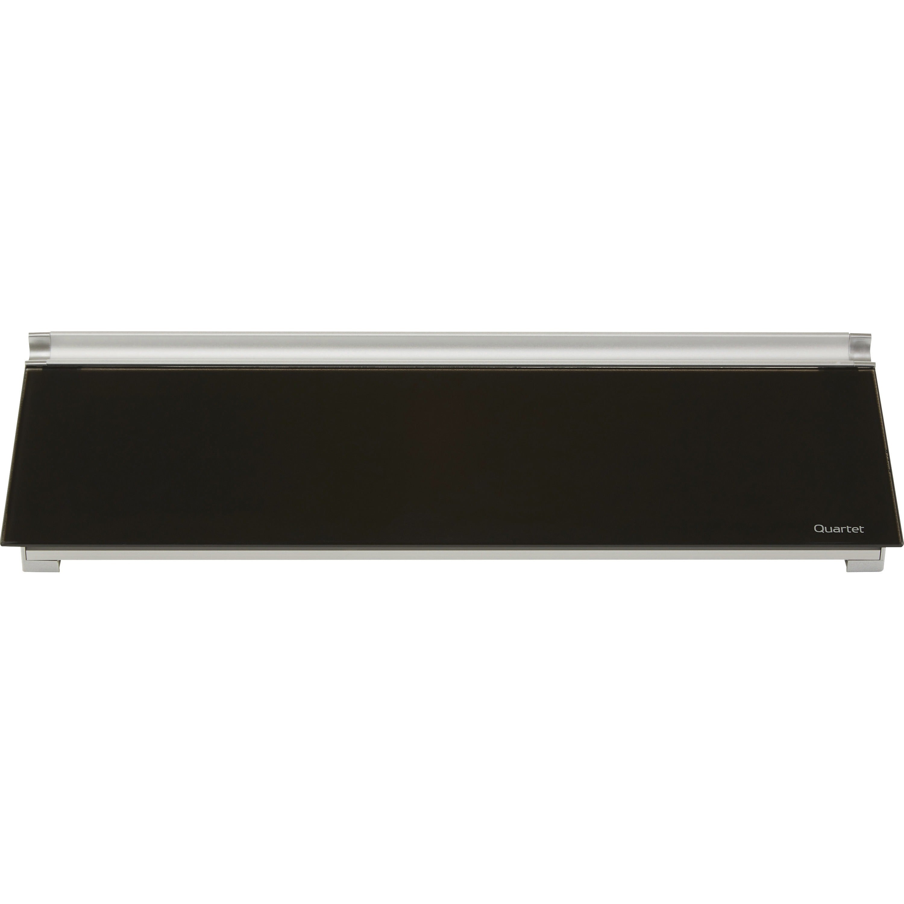 quartet-glass-dry-erase-desktop-computer-pad-6-05-ft-width-x-18-15-ft-height-black-glass-surface-rectangle-horizontal-desktop-1-each_qrtgdp186b - 2