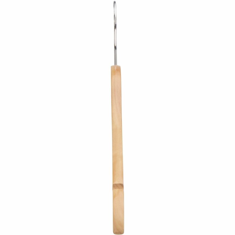 Lorell Wooden Coat Hangers - for Coat, Clothes, Garment - Wooden, Metal - Natural - 30 / Carton