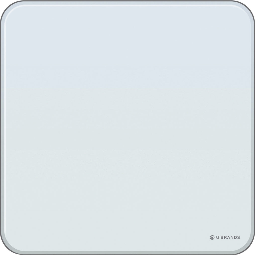 u-brands-square-magnetic-glass-dry-erase-board-12-1-ft-width-x-12-1-ft-height-frosted-white-tempered-glass-surface-square-horizontal-magnetic-1-each_ubr2343u0001 - 1