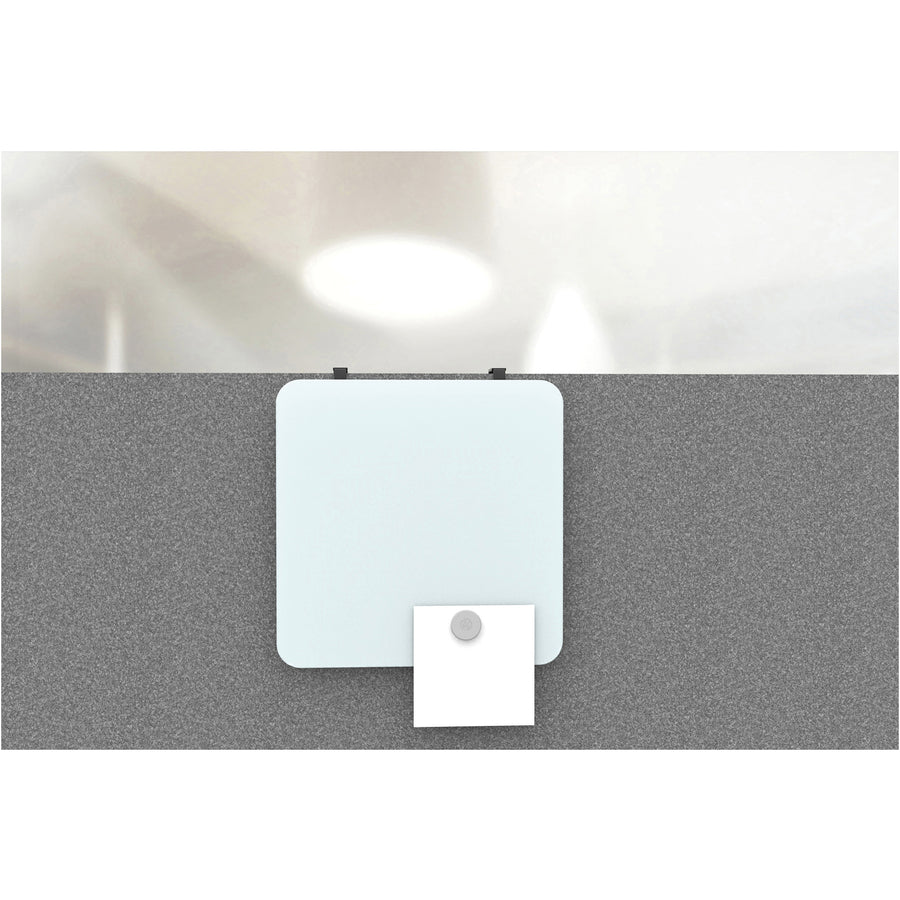 u-brands-square-magnetic-glass-dry-erase-board-12-1-ft-width-x-12-1-ft-height-frosted-white-tempered-glass-surface-square-horizontal-magnetic-1-each_ubr2343u0001 - 2