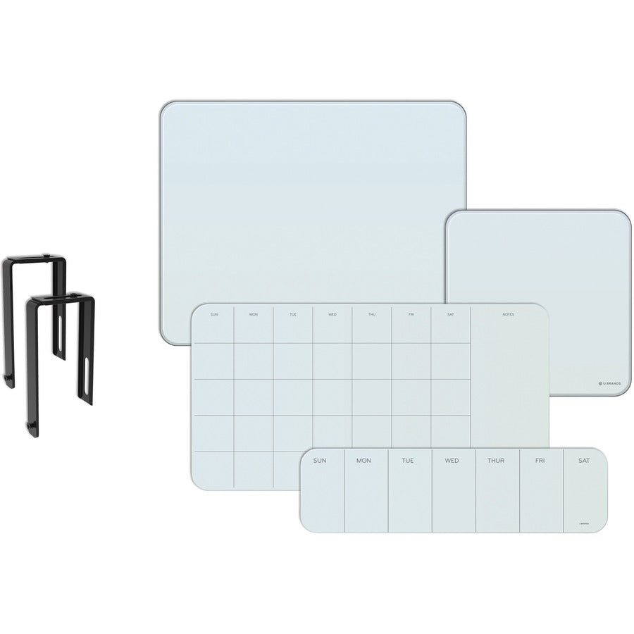 u-brands-square-magnetic-glass-dry-erase-board-12-1-ft-width-x-12-1-ft-height-frosted-white-tempered-glass-surface-square-horizontal-magnetic-1-each_ubr2343u0001 - 3