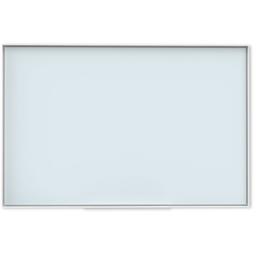 u-brands-frosted-glass-dry-erase-board-23-19-ft-width-x-35-29-ft-height-frosted-white-tempered-glass-surface-white-aluminum-frame-rectangle-horizontal-vertical-1-each_ubr2824u0001 - 1