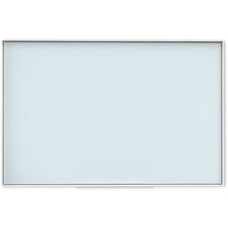 u-brands-frosted-glass-dry-erase-board-23-19-ft-width-x-35-29-ft-height-frosted-white-tempered-glass-surface-white-aluminum-frame-rectangle-horizontal-vertical-1-each_ubr2824u0001 - 1