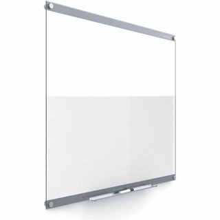 Quartet Infinity Customizable Dry-Erase Board - 36" (3 ft) Width x 24" (2 ft) Height - Clear/White Glass Surface - Rectangle - Horizontal/Vertical - Magnetic - Assembly Required - 1 Each