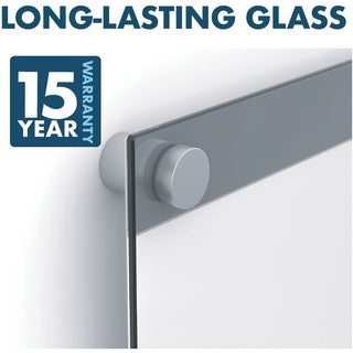 Quartet Infinity Customizable Glass Dry-Erase Board - 8.5" (0.7 ft) Width x 11" (0.9 ft) Height - Clear/White Glass Surface - Rectangle - Horizontal/Vertical - Magnetic - Assembly Required - 1 Each