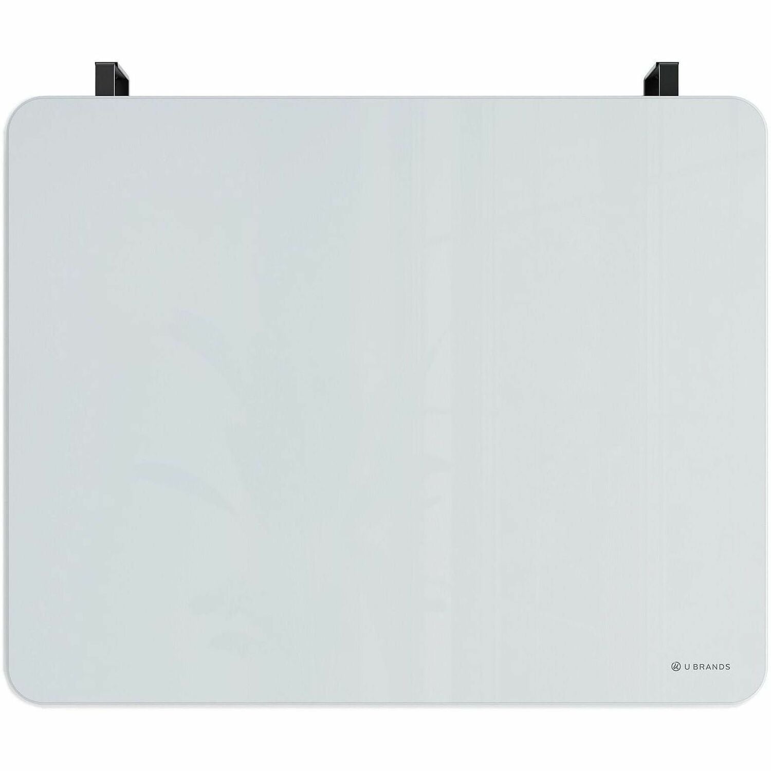 U Brands Frosted Glass Dry Erase Board - 16" (1.3 ft) Width x 20" (1.7 ft) Height - Frosted White Tempered Glass Surface - Rectangle - Horizontal - Magnetic - 1 Each