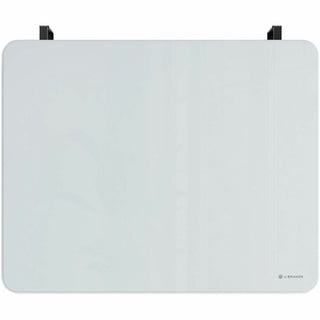 U Brands Frosted Glass Dry Erase Board - 16" (1.3 ft) Width x 20" (1.7 ft) Height - Frosted White Tempered Glass Surface - Rectangle - Horizontal - Magnetic - 1 Each
