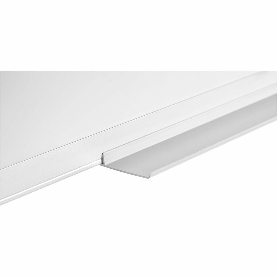 Bi-silque Ayda Steel Dry Erase Board - 36" (3 ft) Width x 24" (2 ft) Height - White Steel Surface - Aluminum Frame - Rectangle - Horizontal/Vertical - Magnetic - 1 Each