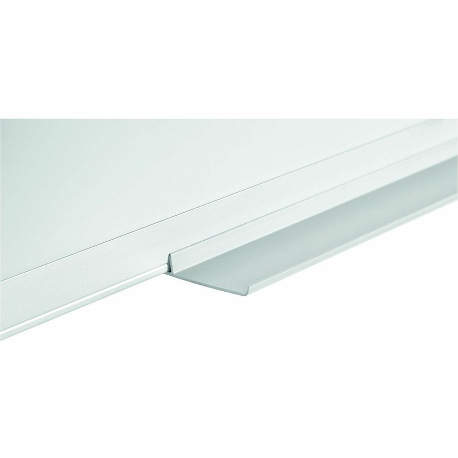 Bi-silque Ayda Steel Dry Erase Board - 48" (4 ft) Width x 36" (3 ft) Height - White Steel Surface - Aluminum Frame - Rectangle - Horizontal/Vertical - Magnetic - 1 Each