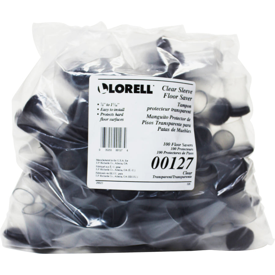 lorell-sleeve-floor-protectors-clear-transparent-100-bag_llr00127 - 4