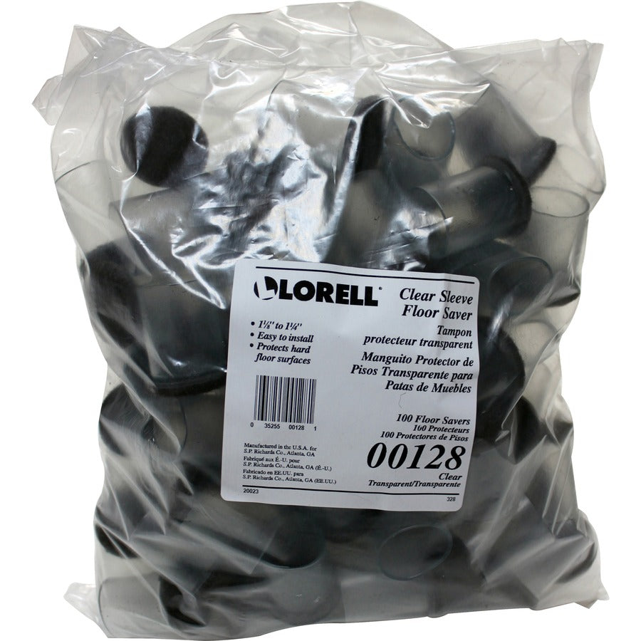 lorell-sleeve-floor-protectors-clear-transparent-100-bag_llr00128 - 6