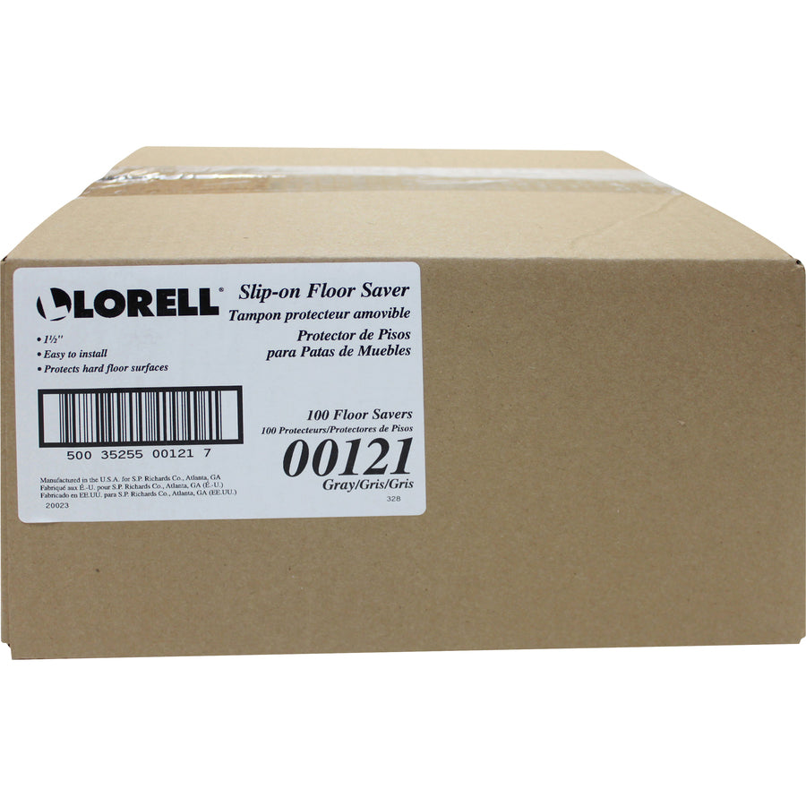 lorell-1-3-8-round-leg-slip-on-floor-savers-gray-vinyl-100-box_llr00121 - 6