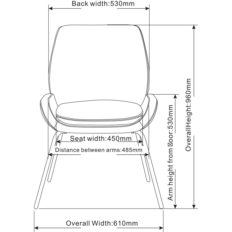 lorell-u-shaped-seat-guest-chair-bonded-leather-seat-bonded-leather-back-black-1-each_llr68574 - 5