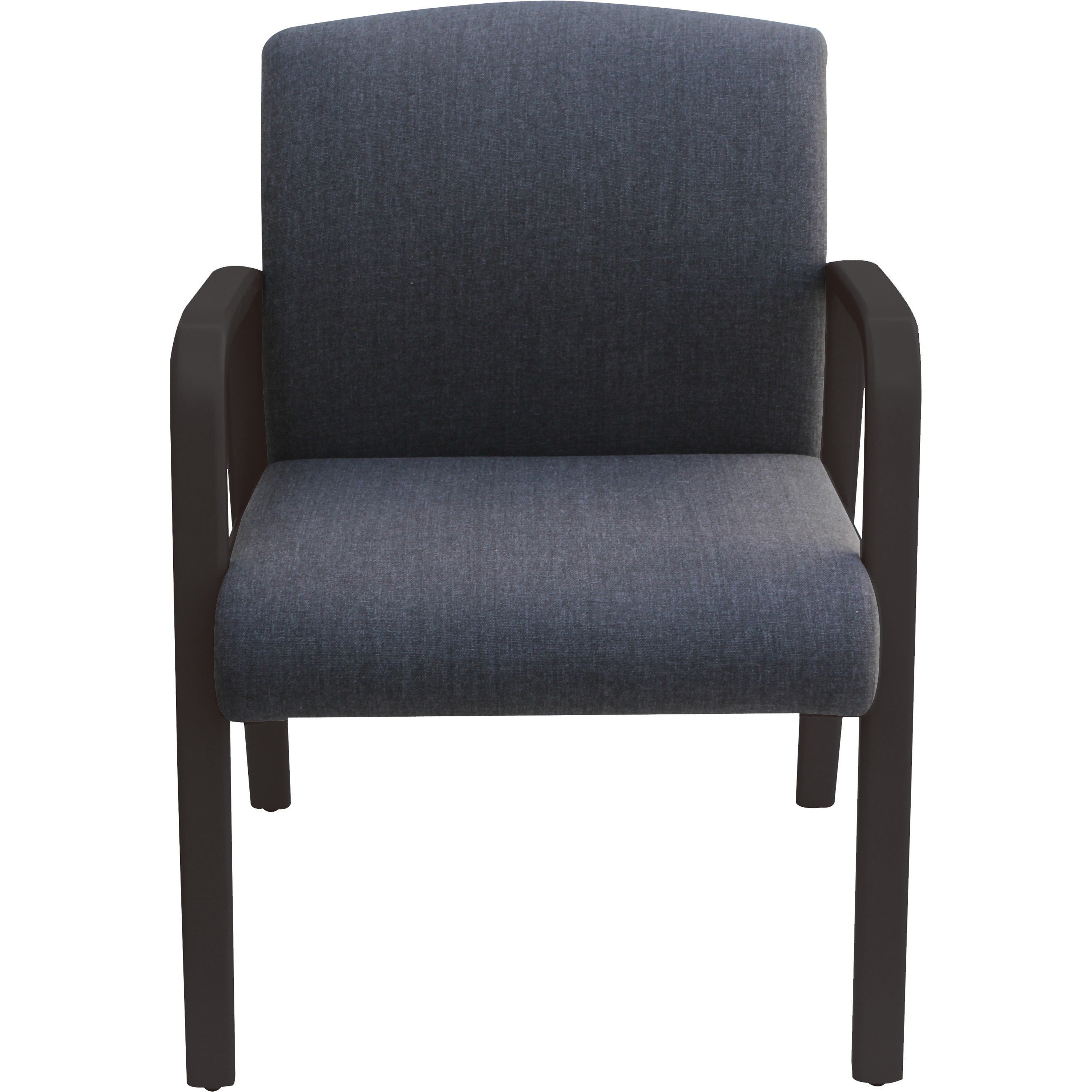 lorell-flannel-upholstered-guest-chair-gray-black-fabric-seat-wood-frame-mid-back-four-legged-base-gray-black-armrest-1-each_llr68559 - 2