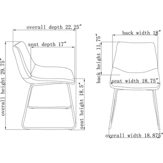 lorell-sled-guest-chairs-tan-bonded-leather-seat-mid-back-sled-base-tan-bonded-leather-2-carton_llr42957 - 3