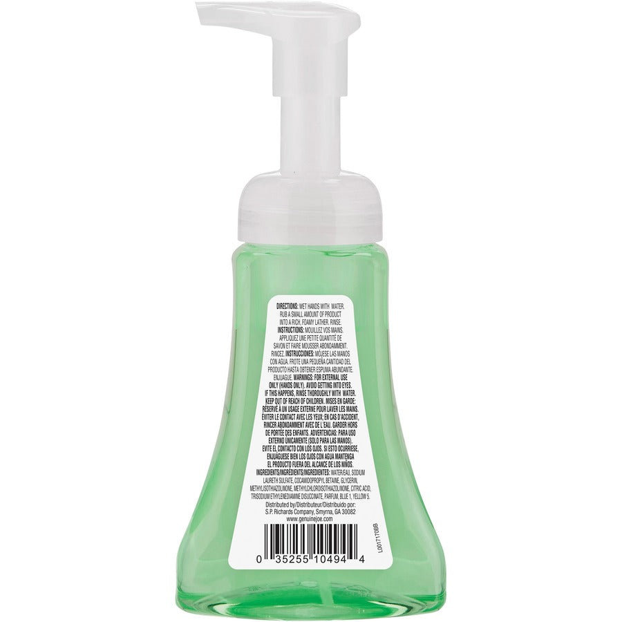 Genuine Joe Fresh Floral Foaming Hand Soap - Fresh Floral ScentFor - 7.5 fl oz (221.8 mL) - Hand - Green - Rich Lather, Pleasant Scent - 1 Each