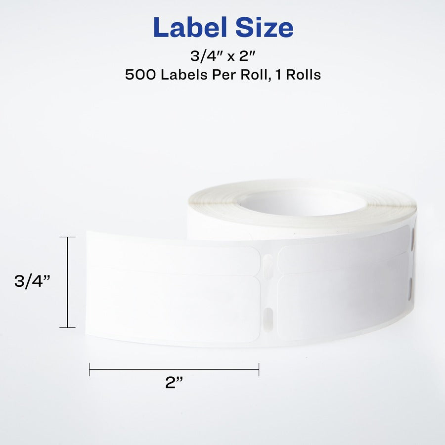 avery-direct-thermal-roll-labels-2-height-x-3-4-width-permanent-adhesive-rectangle-thermal-bright-white-paper-500-sheet-500-roll-1-total-sheets-500-total-labels-500-box-water-resistant_ave04182 - 7