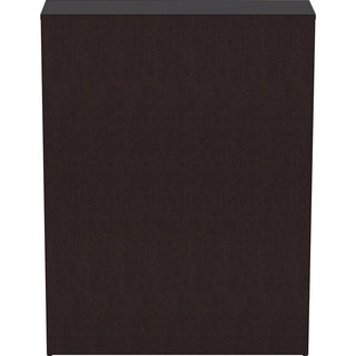 Lorell Laminate Bookcase - 0.8" Shelf, 36" x 12"48" - 4 Shelve(s) - 3 Adjustable Shelf(ves) - Square Edge - Material: Thermofused Laminate (TFL) - Finish: Espresso