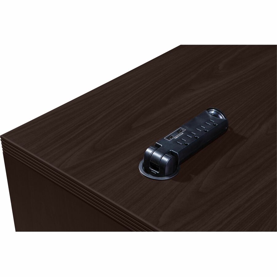 Lorell Essentials Series Bridge - 48" x 24"29.5" Bridge, 1" Top - Finish: Espresso
