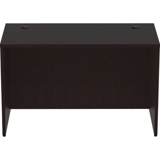 Lorell Essentials Series Rectangular Desk Shell - 48" x 24"29.5" Desk Shell, 1" - Finish: Espresso