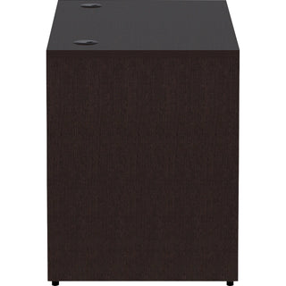 Lorell Essentials Series Rectangular Desk Shell - 48" x 24"29.5" Desk Shell, 1" - Finish: Espresso