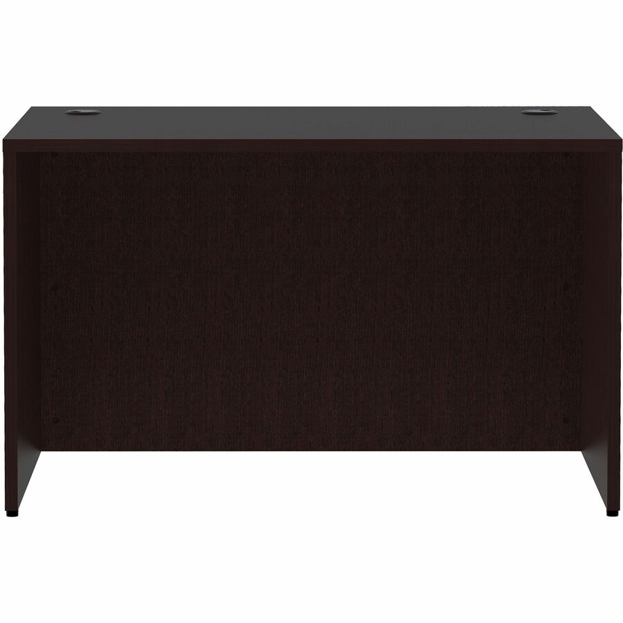 Lorell Essentials Series Rectangular Desk Shell - 48" x 30"29.5" Desk Shell, 1" Top - Finish: Espresso