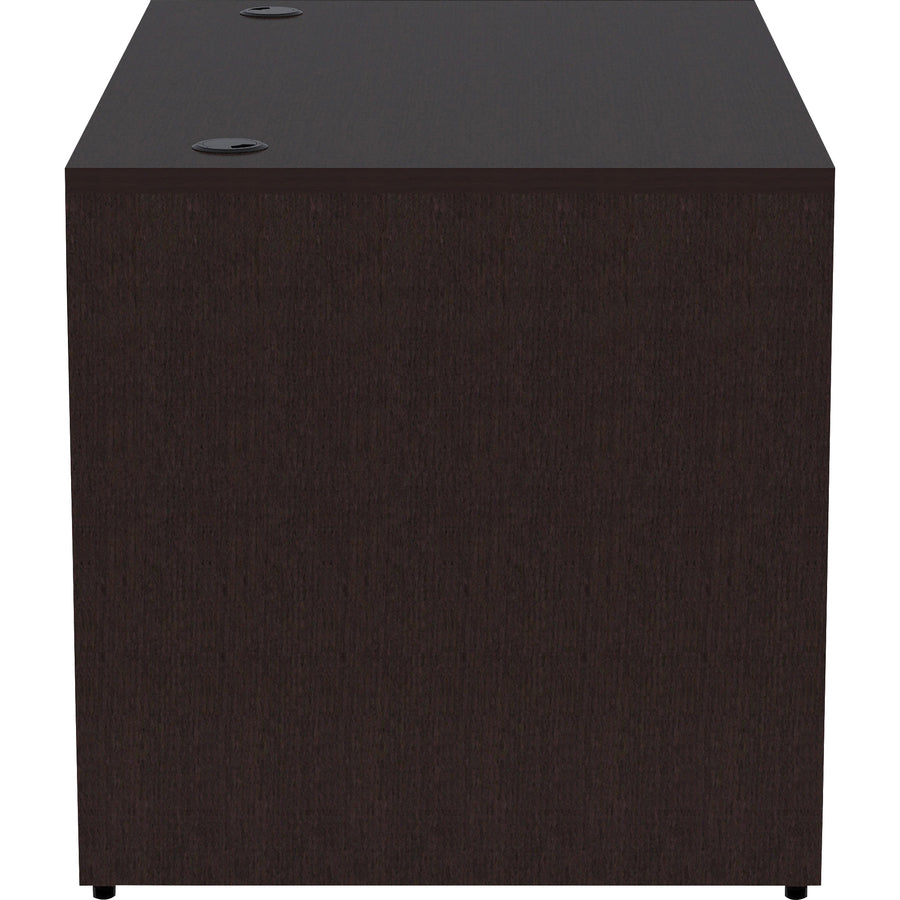Lorell Essentials Series Rectangular Desk Shell - 48" x 30"29.5" Desk Shell, 1" Top - Finish: Espresso