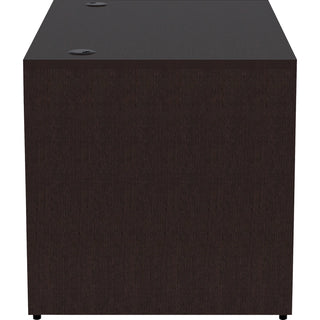 Lorell Essentials Series Rectangular Desk Shell - 48" x 30"29.5" Desk Shell, 1" Top - Finish: Espresso