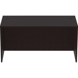 Lorell Essentials Series Rectangular Desk Shell - 60" x 30"29.5" Desk Shell, 1" Top - Finish: Espresso
