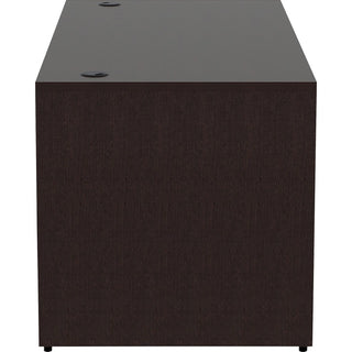 Lorell Essentials Series Rectangular Desk Shell - 66" x 30"29.5" Desk Shell, 1" Top - Finish: Espresso