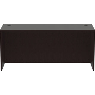 Lorell Essentials Series Rectangular Desk Shell - 66" x 30"29.5" Desk Shell, 1" Top - Finish: Espresso