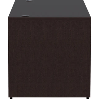 Lorell Essentials Series Rectangular Desk Shell - 72" x 30"29.5" Desk Shell, 1" - Finish: Espresso